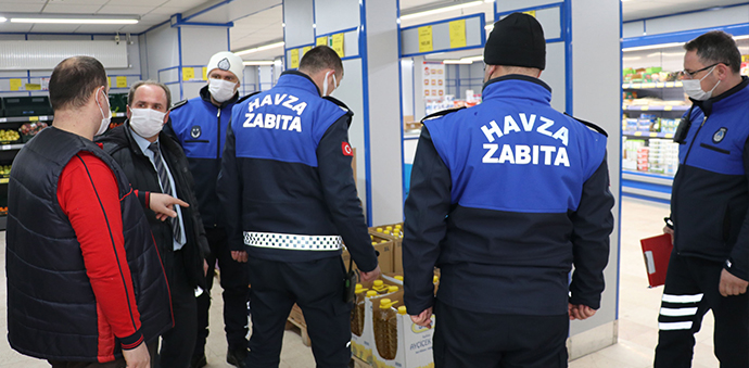 Havza’da Zabıtadan Marketlerde Fiyat Ve Stok Denetimi Yapıldı
