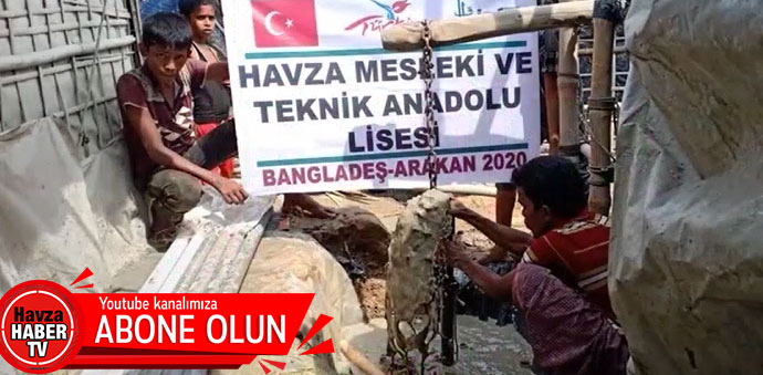 Havza'dan 11 Okulumuzdan, Arakanlı Müslümanlara 11 Kuyu- Video Haber