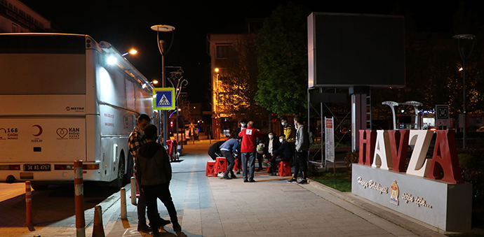 Havza’dan İftar Sonrası 108 Ünite Kan Bağışı Toplandı