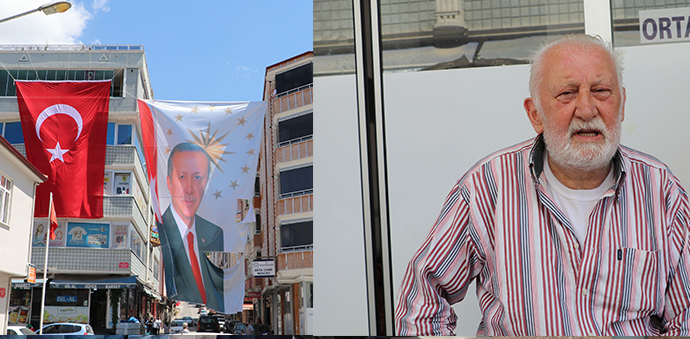 Havzalı Gurbetçi Cumhurbaşkanı Sevgisini Dev Poster İle Gösterdi