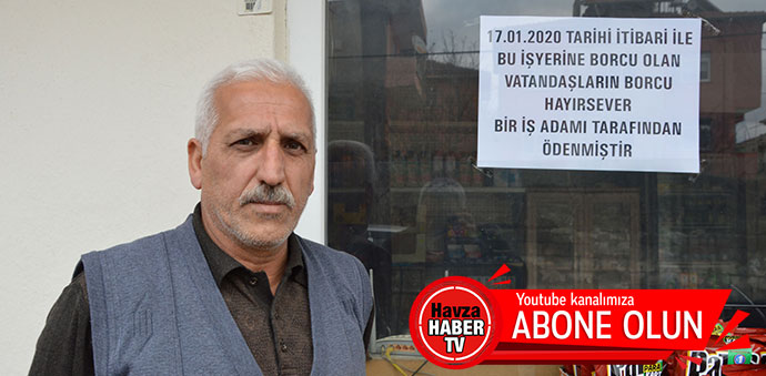 Havzalı Hayırsever, Mahallenin Bakkal Borcunu Ödedi- Video Haber