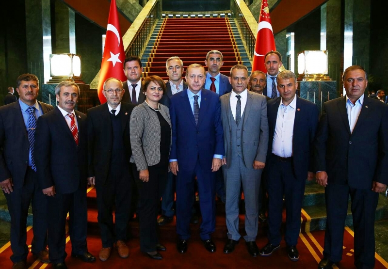 Havza’lı Muhtarlar Cumhurbaşkanı İle Buluştu