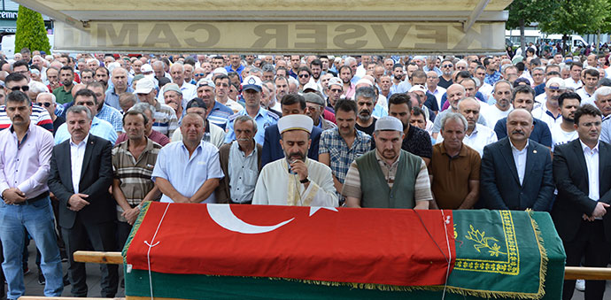 Havzalı Polis Memuru Toprağa Verildi