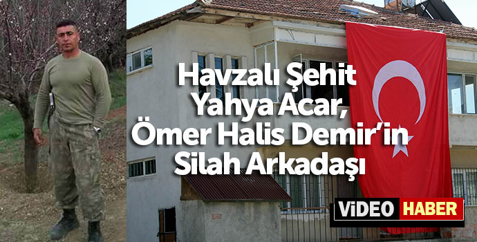 Havzalı Şehit Yahya Acar, Ömer Halis Demir’in Silah Arkadaşı