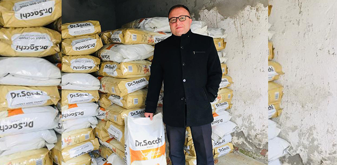 HAYTAP’tan Havza Kaymakamlığına Mama Desteği