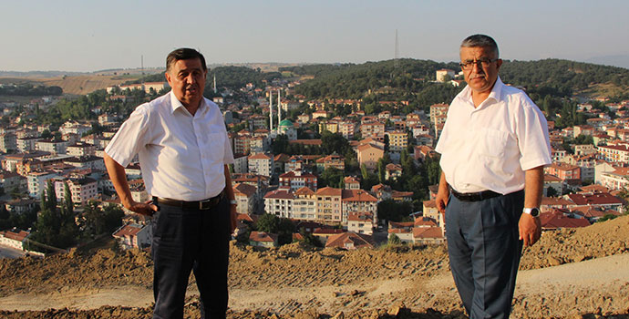 Heyelan Alanı Tedbir Amaçlı Teraslanıyor