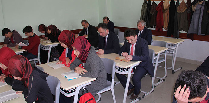 İl Milli Eğitim Müdürü Havza’da Öğrenciler İle Kitap Okudu