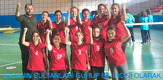 İl Müsabakalarında Ilıca Ortaokulu Gurup Birincisi