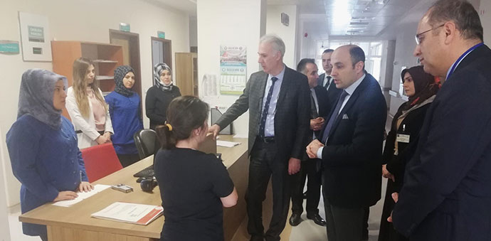 İl Sağlık Müdürü Oruç’tan Havza Devlet Hastanesine Taziye Ziyareti