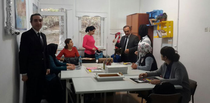 İlçe Merkezindeki Eğitim Kurumları Gezdi