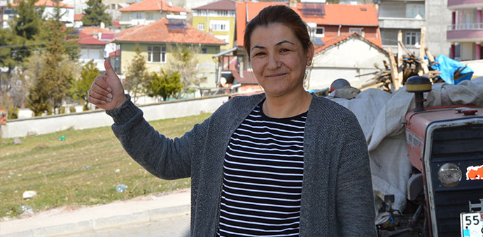 İlçenin Tek Kadın Muhtarı Oldu
