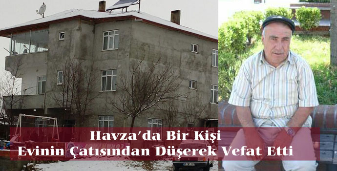 İlçemizde Bir Kişi Çıktığı Evinin Çatısından Düşerek Vefat Etti