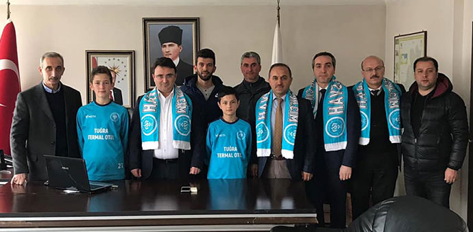 İLK KIVILCIM HAVZA SPOR KAYMAKAMI ZİYARET ETTİ