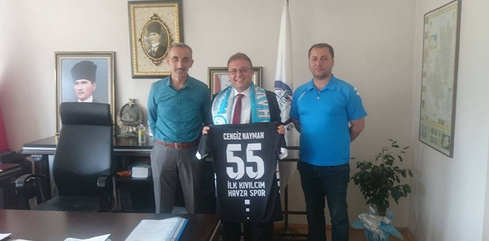 İLK KIVILCIM’DAN KAYMAKAM ZİYARETİ