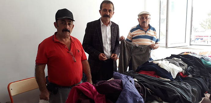 İYİ Parti Havza Teşkilatından İhtiyaç Sahiplerine Kıyafet Yardımı
