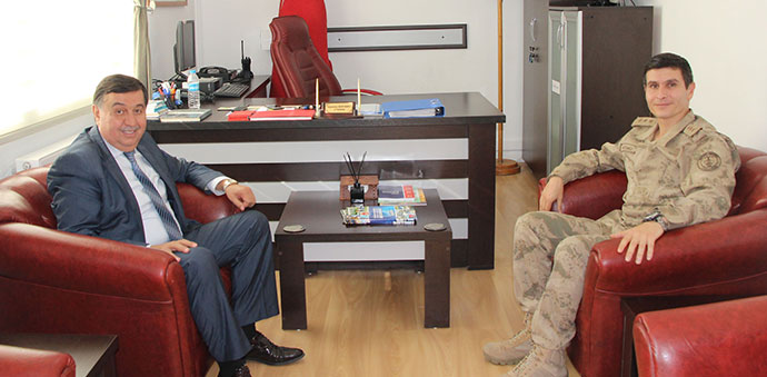 Jandarma Komutanına Hayırlı Olsun Ziyareti