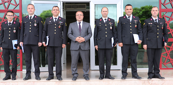 Jandarmadan Havza Kaymakamı Nayman’a Ziyaret