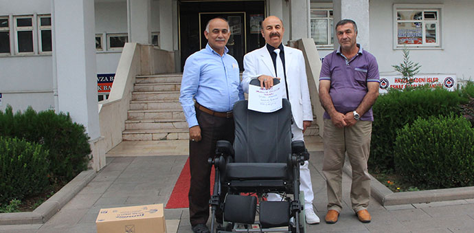 Karadeniz Omurilik Felçlileri Derneğinden Tekerlekli Sandalye Yardımı