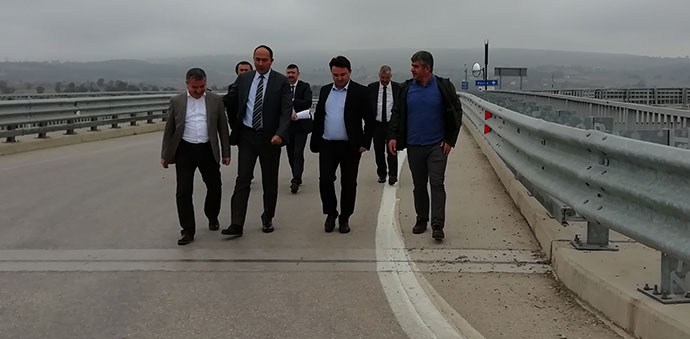 Karayolları Bölge Müdürü Gönenli Havza ziyareti