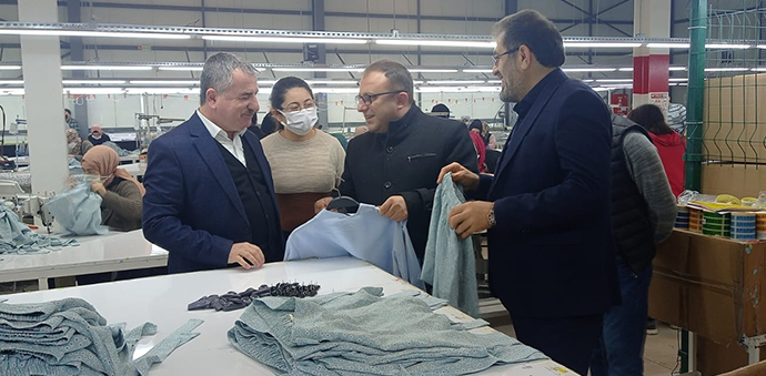 Kaymakam Nayman Ve Başkan Özdemir’den Yatırımcı Ziyareti