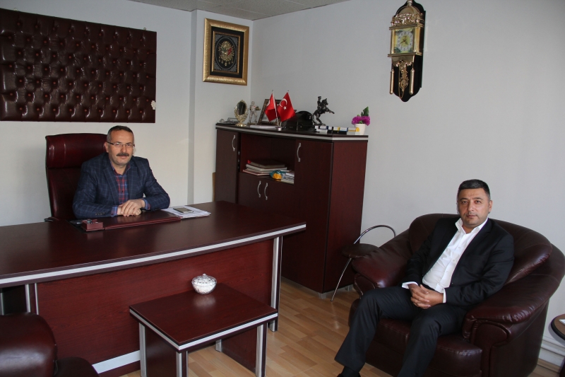 Kaymakam Tanrısever ; Gazetemizi Ziyaret Etti