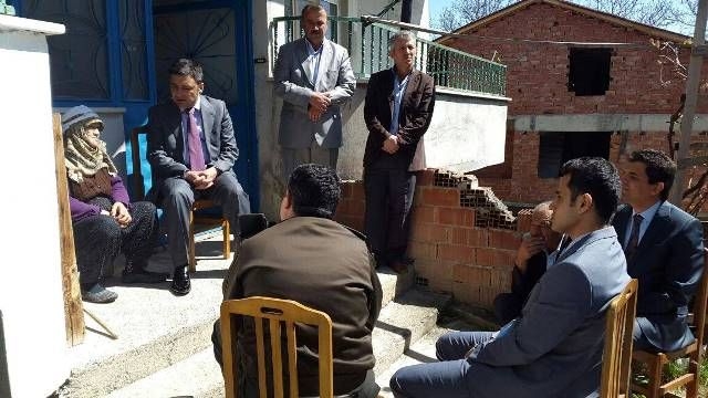 Kaymakam Tanrısever Şehit Ailesini Ziyaret Etti