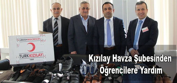 Kızılay Havza Şubesinden Öğrencilere Yardım