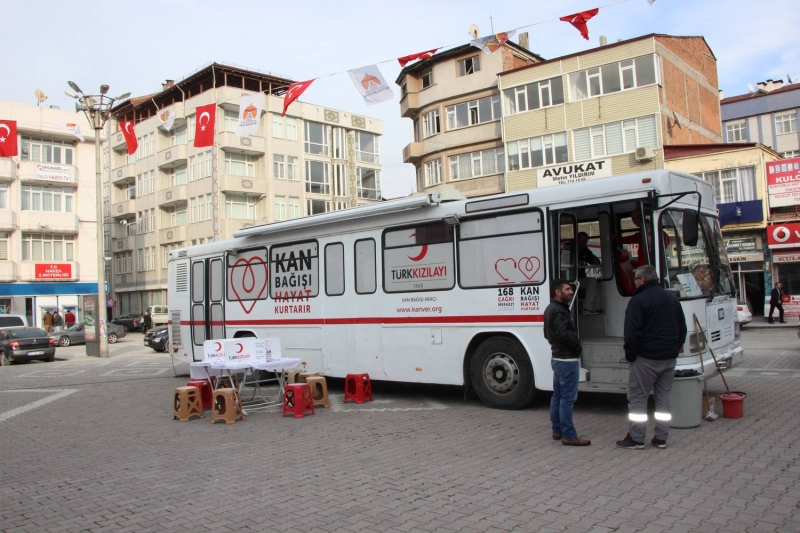 Kızılay Havza\'da Kan Topladı