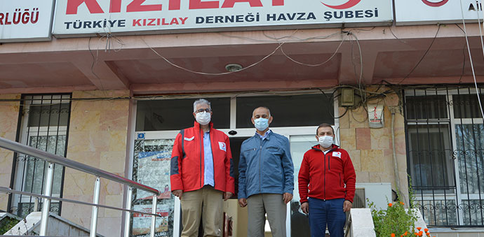 Kızılay İl Şube Başkanı Demirel Havza Temsilciliğini Ziyaret Etti