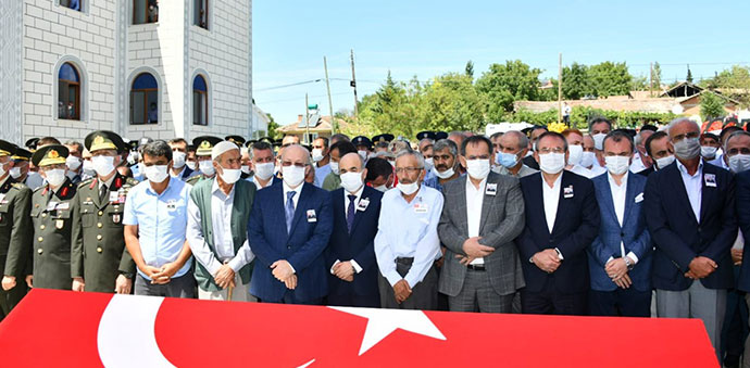 Komşu İlçemiz Vezirköprü Şehidini Uğurladı