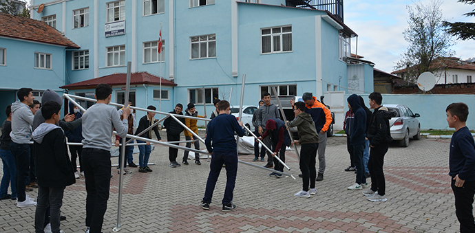 Kuran Kursu Öğrencilerine Kızılay Ve Afet Eğitimi Ve Tatbikat