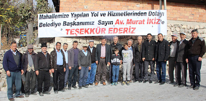 Mahalle Sakinlerinden Başkan İkiz’e Teşekkür