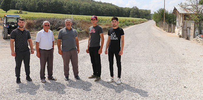 Mahalle Sakinlerinden Samsun BB ile Havza Belediyesine Teşekkür