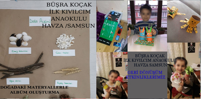“MATERYALİM DOĞADAN PROJESİ” ÇEVREYE DUYARLI BİREYLER YETİŞTİRMEYE DEVAM EDİYOR
