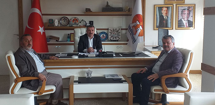 Mecit Erdoğan’dan Başkan Özdemir’e Ziyaret