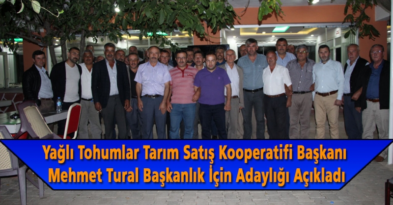 Mehmet Tural Başkanlık İçin Adaylığı Açıkladı