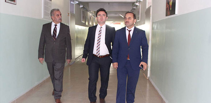 Metin Yılmaz Havza Fen Lisesini ziyaret etti.