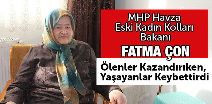 MHP Eski Kadın Kolları Başkanından Açıklama