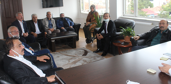 MHP Havza İlçe Başkanlığından Kaymakam Nayman’a Ziyaret
