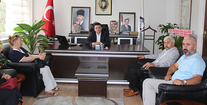 MHP Havza İlçe Başkanlığından Kaymak Yılmaz'a Ziyaret