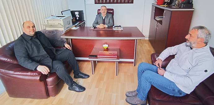 MHP İlçe Başkanlığından Gazetemize Kutlama Ziyareti