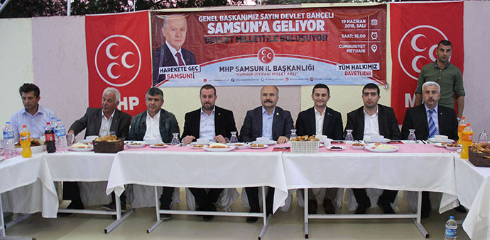 MHP İlçe Teşkilatında İftar Programı