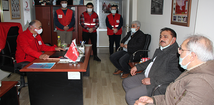 MHP İlçe Teşkilatından Havza Kızılay Temsilciliğine Ziyaret