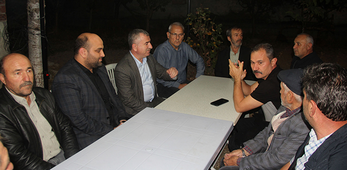 MHP İlçe Teşkilatından Başkan Özdemir Taziye Ziyareti