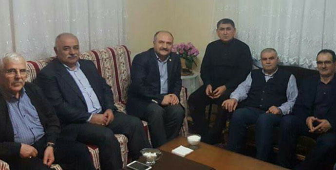 MHP’li Usta Taşan Ailesine Taziyede Bulundu