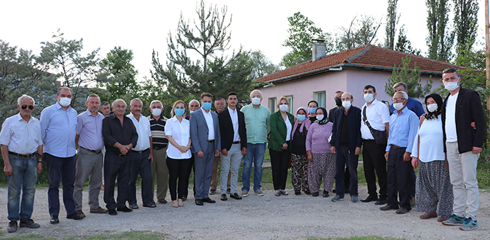 Milletvekili Hancıoğlu Ve Belediye Başkanı Deveci’den Genç Muhtara Ziyaret