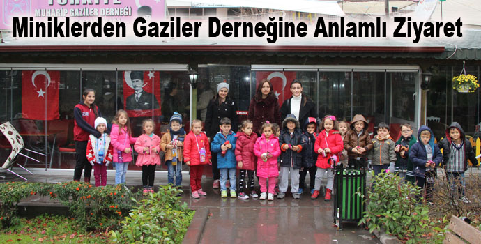 Miniklerden Gazilere Anlamlı Ziyaret