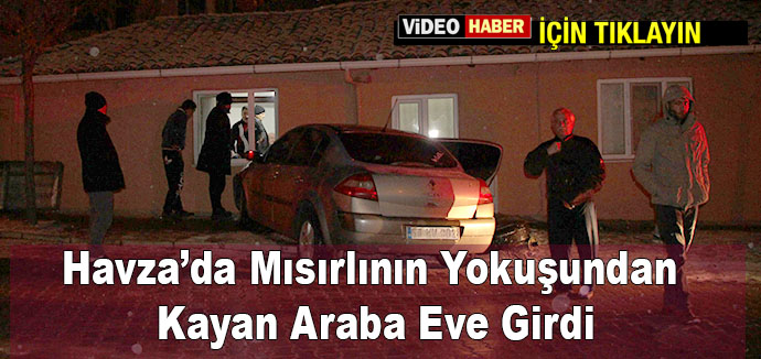 Mısırlının Yokuşundan Kayan Araba Eve Girdi