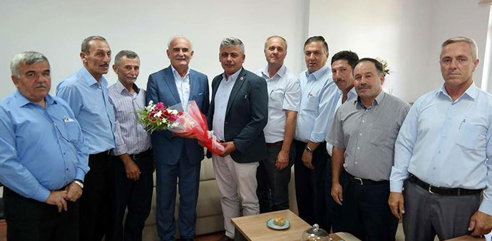 Muhtarlardan Yılmaz’a Ziyaret