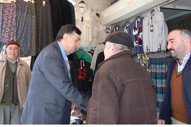Murat İkiz “Evet” İçin Esnaf Ziyaretlerine Başladı